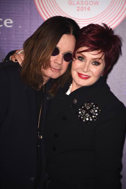 L&#39;intramontabile Ozzy Osbourne  (nella foto con Sharon Osbourne) premiato come icona della musica. (Getty Images)